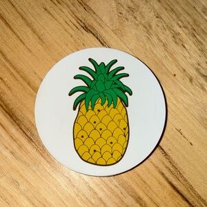 BOGG BITS Pineapple Bag Charm- Green and Yellow